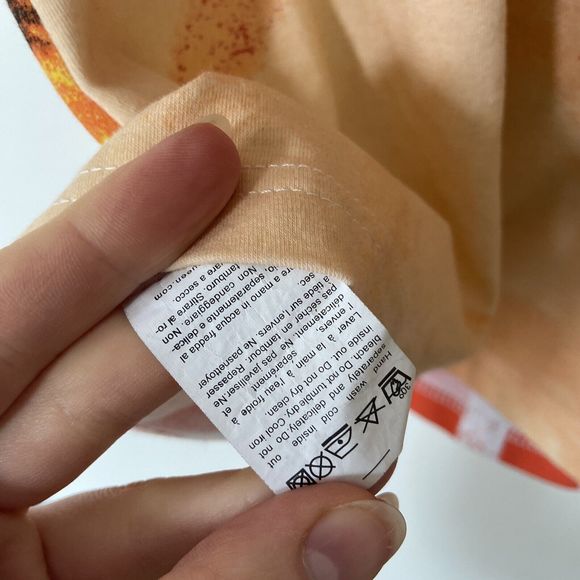 Save The Queen Vintage Short Sleeve Multicoloured Abstract Fruit Print Top Large - Picture 16 of 16